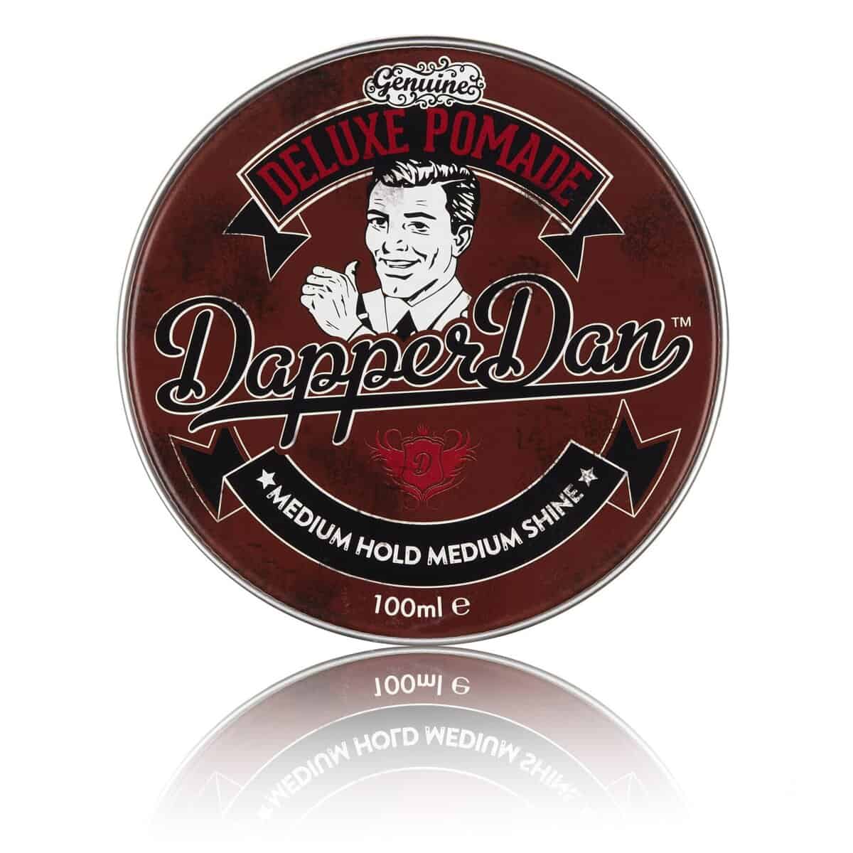 Dapper Dan deluxe pomade 100ml front Dapper Dan deluxe pomade 100ml front