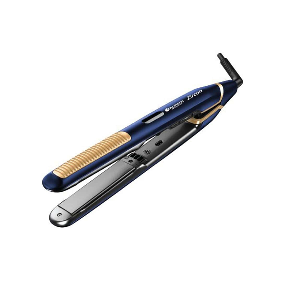 ΠΡΕΣΑ ΙΣΙΩΜΑΤΟΣ ΜΕ ΤΕΧΝΟΛΟΓΙΑ ΙΟΝΤΩΝ ZIRCON Πρέσα μαλλιών με τεχνολογία εναλλαγής ιόντων και αυτόματο κλείδωμα κουμπιών