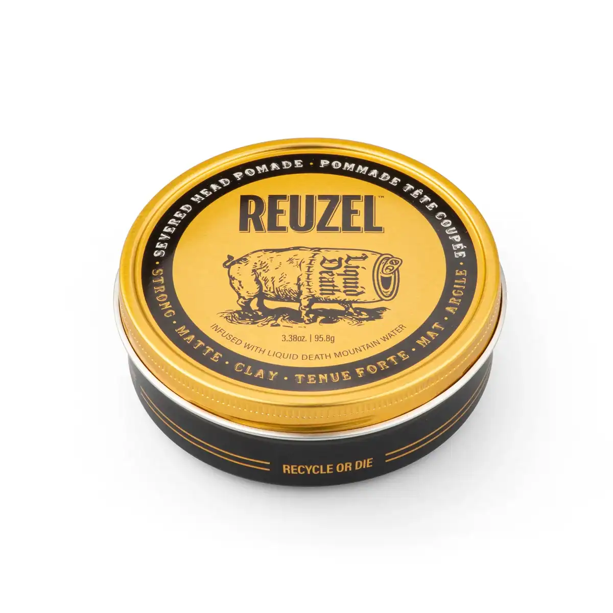 REUZEL x LIQUID DEATH SEVERED HEAD POMADE REUZEL x Liquid Death Severed Head Pomade 95.8gr πομάδα μαλλιών