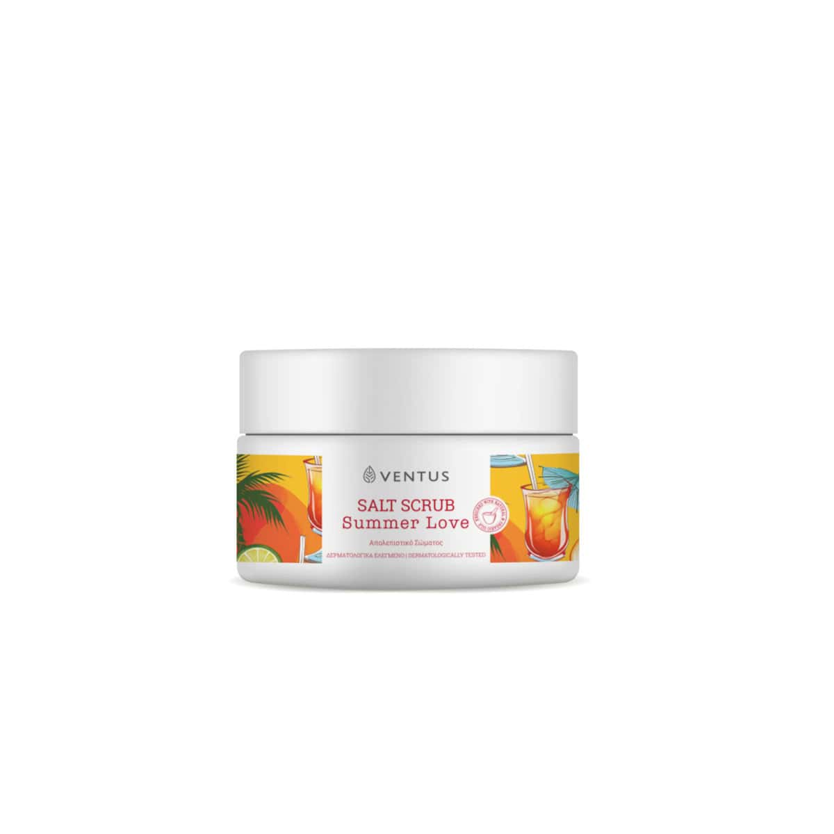 ΑΠΟΛΕΠΙΣΤΙΚΟ ΣΩΜΑΤΟΣ SALT SCRUB VENTUS SUMMER LOVE 250gr κρέμα απολέπισης απολεπιστικό σώματος IMEL salt scrub αλάτι ventus summer love 250gr