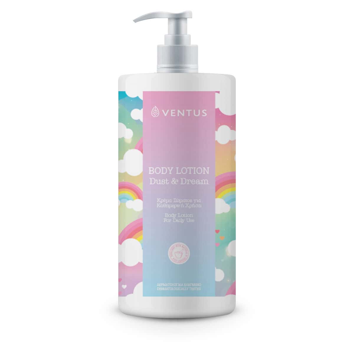 BODY LOTION VENTUS DUST & DREAM 1000ml body lotion κρέμα χεριών σώματος καθημερινή χρήση IMEL ventus dust & dream 1000ml