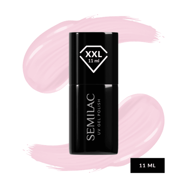 ημιμόνιμο χρωματιστό βερνίκι uv gel polish 002 delicate french Semilac