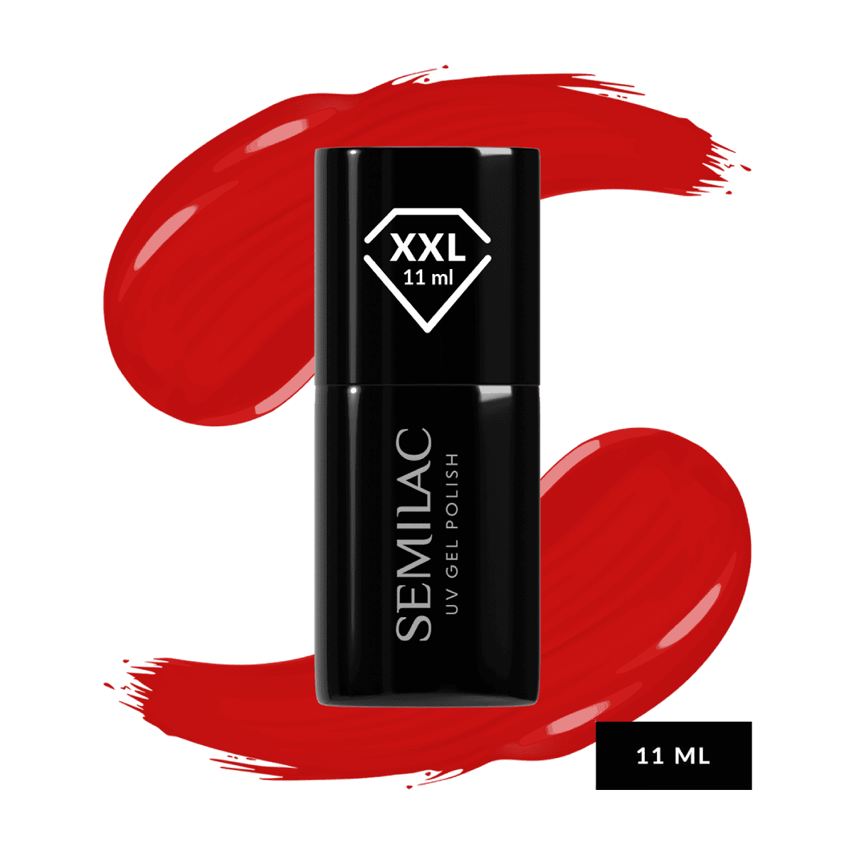 ΗΜΙΜOΝΙΜΟ ΒΕΡΝIΚΙ UV GEL SEMILAC 063 LEGENDARY RED 11ml ημιμόνιμο χρωματιστό βερνίκι uv gel polish 063 legendary red Semilac