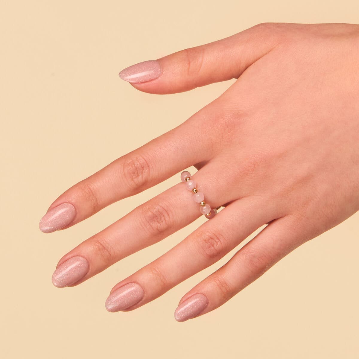 ημιμόνιμο χρωματιστό βερνίκι uv gel polish 320 shimmer dust beige Semilac