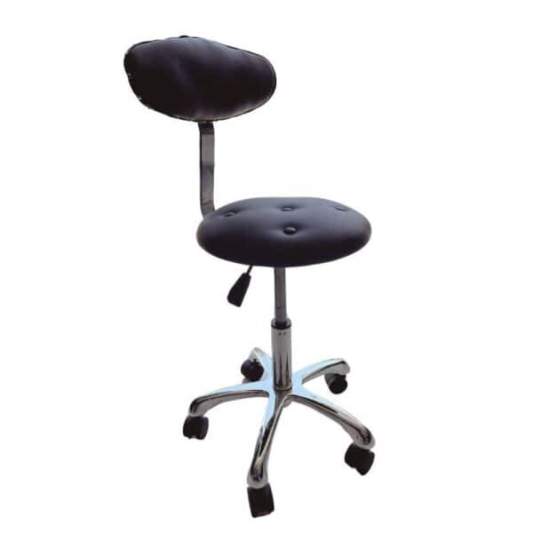 σκαμπό εργασίας κομμωτή κομμωτηρίου αισθητικού VM-689 black μαύρο