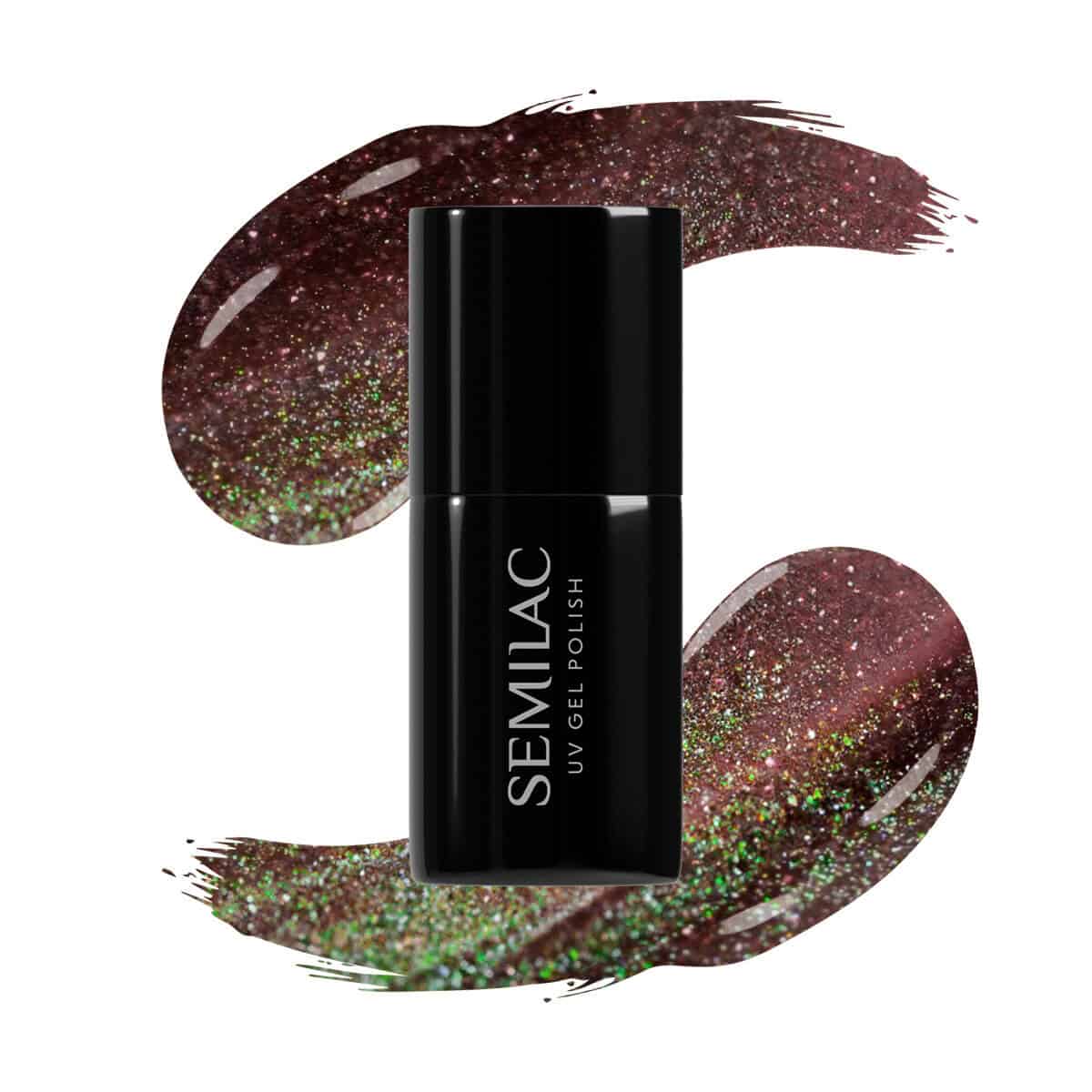 ΗΜΙΜΟΝΙΜΟ ΒΕΡΝΙΚΙ ΝΥΧΙΩΝ SEMILAC DIGITAL RED 824 7ml ημιμόνιμο βερνίκι νυχιών Semilac 824 Digital Red 7ml