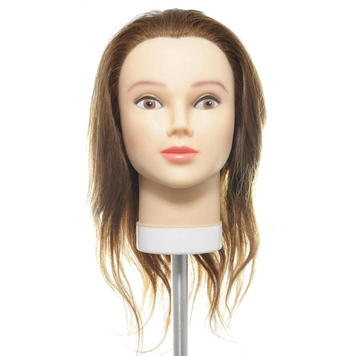 ΕΚΠΑΙΔΕΥΤΙΚΗ ΚΟΥΚΛΑ ΦΥΣΙΚΗ ΤΡΙΧΑ 30-35cm ΜΙΚΡΟ ΚΕΦΑΛΙ εκπαιδευτική κούκλα κομμωτικής 100% φυσική τρίχα 30-35cm μικρό κεφάλι