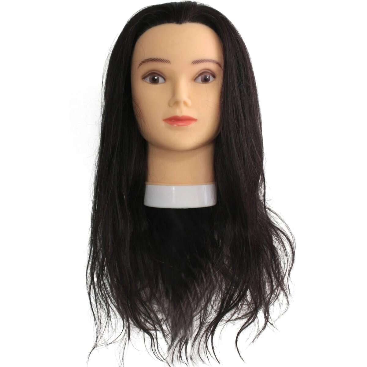 ΕΚΠΑΙΔΕΥΤΙΚΗ ΚΟΥΚΛΑ ΜΕ 100% ΦΥΣΙΚΗ ΤΡΙΧΑ 40-45cm εκπαιδευτική κούκλα κομμωτικής 100% φυσική τρίχα 30-35cm