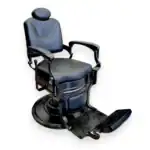 επαγγελματική καρέκλα κουρέα μαύρη