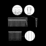 ΧΤΕΝΑ ΚΟΥΡΕΜΑΤΟΣ JRL 301 7” ΓΚΡΙ-ΛΙΛΑ - Image 3