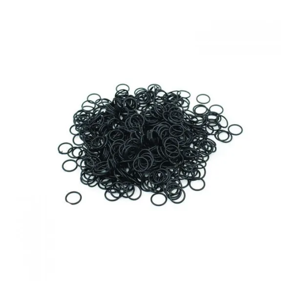 μαύρα λαστιχάκια μαλλιών 15mm