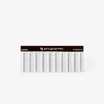 Diamond nail drill bit pointed flame red EXPERT head diameter 2,1 mm / working part 8 mm