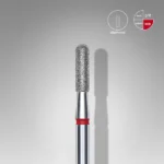 Diamond nail drill bit rounded cylinder red EXPERT head diameter 2,3 mm / working part 8 mm