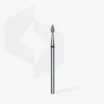 Diamond nail drill bit drop blue EXPERT head diameter 2,3 mm / working part 5 mm