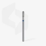 Diamond nail drill bit rounded cylinder blue EXPERT head diameter 2,3 mm / working part 8 mm