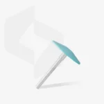 Slanted рlastic рedicure disc Pododisc Staleks Pro M and set of ringlike disposable file 180 grit 5 pc (20 mm)