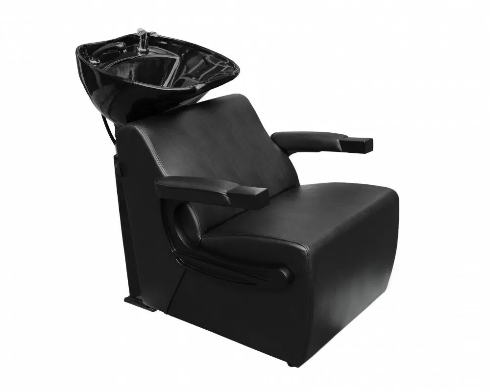 loutiras-vm-107-black (1) Επαγγελματικός Λουτήρας Κομμωτηρίου με Κεραμικό Νιπτήρα