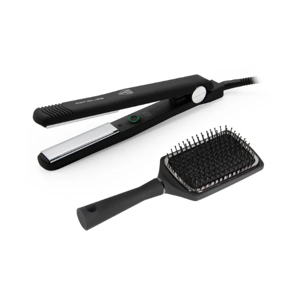 πρέσα μαλλιών C-Style με βούρτσα paddle