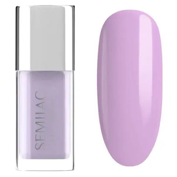 semilac nail lacquer 118 pastel lilac 9ml
