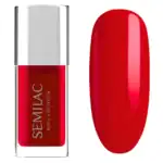 SEMILAC NAIL LACQUER 120 NEON RED 9ml