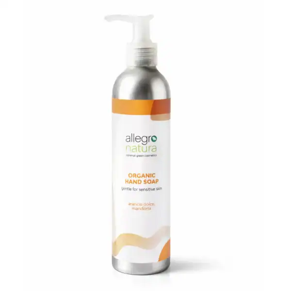 βιολογικό σαπούνι χεριών με πορτοκάλι