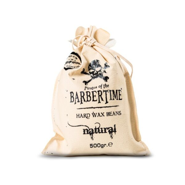 BARBERTIME hard wax white beans 500gr αποτριχωτικό κερί