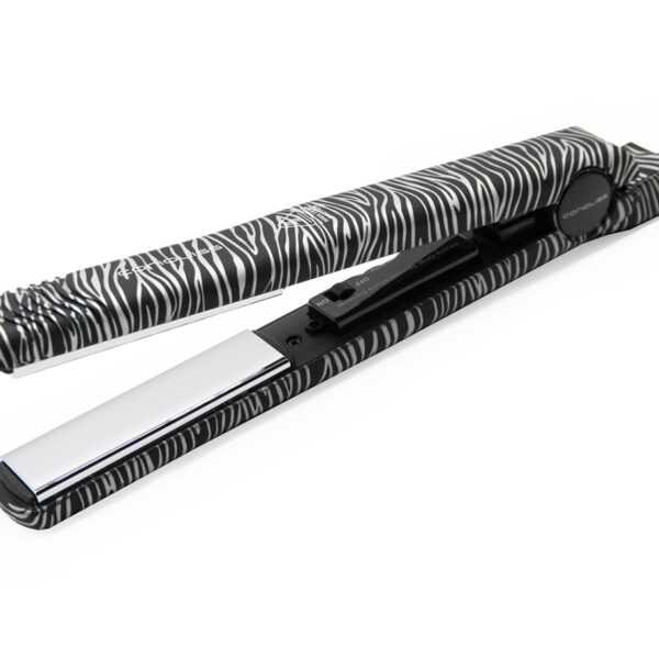 πρέσα μασιά μαλλιών CORIOLISS C Style Digital Silver Zebra Soft Touch