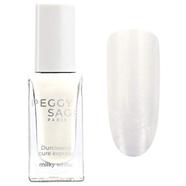 σκληρυντικό νυχιών Cure Εxpress Peggy Sage Milky White 11ml σκληρυντική θεραπεία