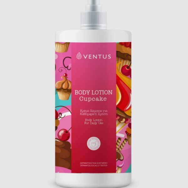 body lotion κρέμα χεριών σώματος καθημερινή χρήση IMEL ventus cupcake 1000ml