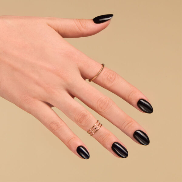 ημιμόνιμο χρωματιστό βερνίκι uv gel polish 031 black diamond Semilac