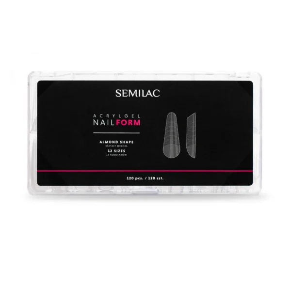 Semilac Acrylgel Nail Form Almond 120 τεμάχια extensions νυχιών