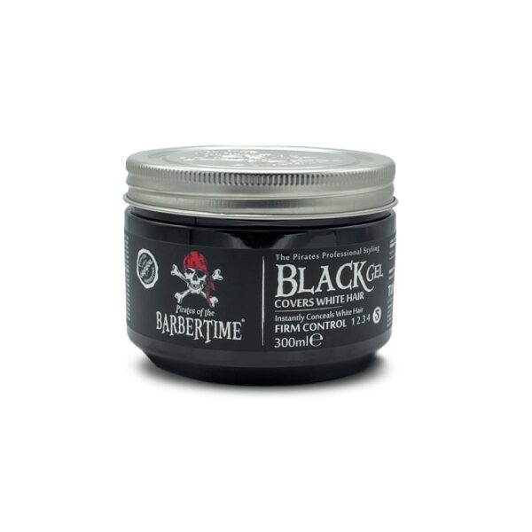 Barbertime Hair Gel Τζελ μαλλιών Black 300ml