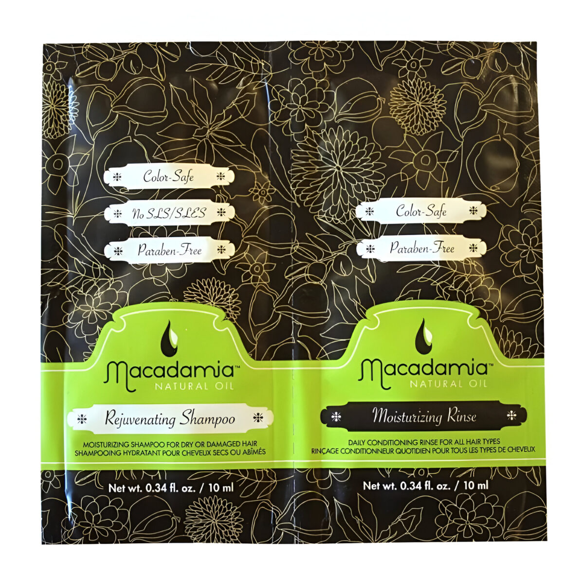 Macadamia Set Rejuvenating Moisturizing 2x10ml Shampoo Conditioner