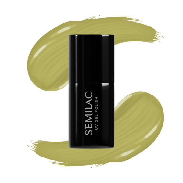 ημιμόνιμο χρωματιστό βερνίκι Semilac UV Gel 659 Matcha Latte 7ml