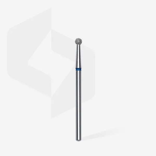 Diamond nail drill bit ball blue EXPERT head diameter 2,7 mm