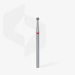 Diamond nail drill bit ball red EXPERT head diameter 2,5 mm