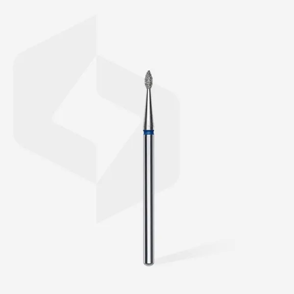 Diamond nail drill bit drop blue EXPERT head diameter 1,6 mm / working part 4 mm