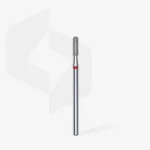 Diamond nail drill bit rounded cylinder red EXPERT head diameter 2,3 mm / working part 8 mm