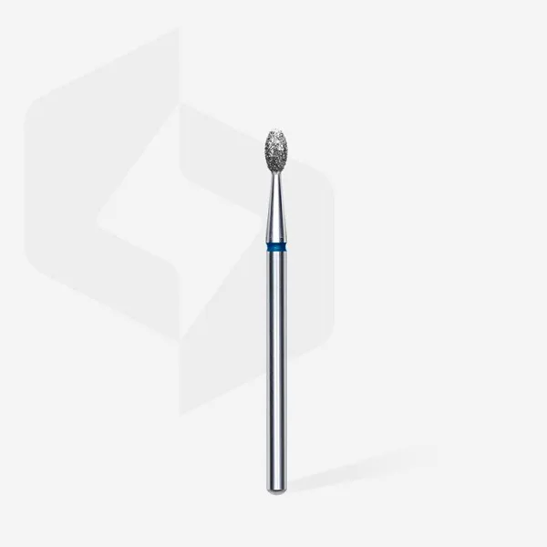 Diamond nail drill bit olive blue EXPERT head diameter 2,5 mm / working part 5 mm