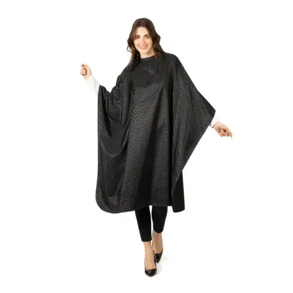 Black Dots cutting cape 150x130