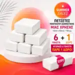 Πετσέτα πεντικιούρ και κομμωτικής μίας χρήσης 40x80cm