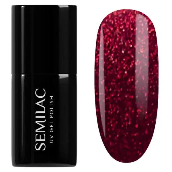ημιμόνιμο βερνίκι semilac 955 holly berry red