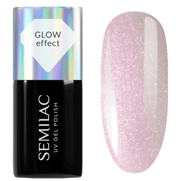 ημιμόνιμο βερνίκι semilac 987 cream pink glow 7 ml