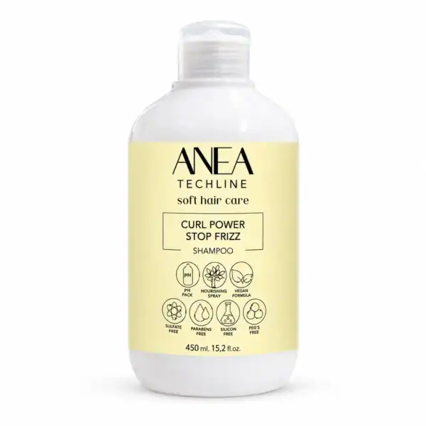 σαμπουάν anea curl power stop frizz 450ml