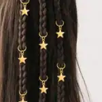 ΔΙΑΚΟΣΜΗΤΙΚΑ ΧΡΥΣΑ ΑΣΤΕΡΑΚΙΑ ΓΙΑ JUMBO BRAIDS 10τμχ - Image 2