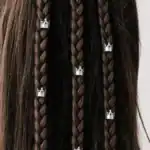 ΔΙΑΚΟΣΜΗΤΙΚΕΣ ΑΣΗΜΕΝΙΕΣ ΚΟΡΩΝΕΣ ΓΙΑ JUMBO BRAIDS 10τμχ - Image 3