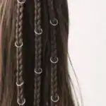 ΔΙΑΚΟΣΜΗΤΙΚΟΙ ΚΡΙΚΟΙ ΓΙΑ JUMBO BRAIDS ΚΡΙΚΟΙ ΑΣΗΜΙ 10τμχ - Image 2