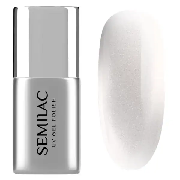 Semilac Top No Wipe Silver Gloss